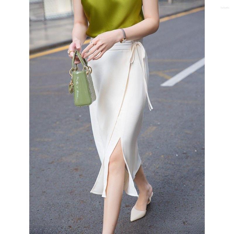 Skirts 2023 Flectit Knotted Wrap Skirt With Tie Waist Side Vent Irregular Midi Womens Elegant Office Wear Spring Summer A22, Black
Skirts 2023 Flectit Knotted Wrap Skirt With Tie Waist Side Vent Irregular Midi Womens Elegant Office Wear Spring Summer A22, Black