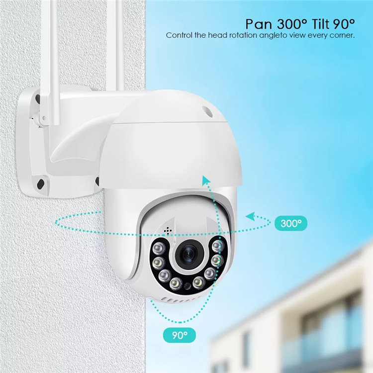 8MP 5MP Wifi IP Cameras Outdoor 1080P Surveillance PTZ Cam Security Protection CCTV Auto Two Way Audio camara vigilancia Iptv