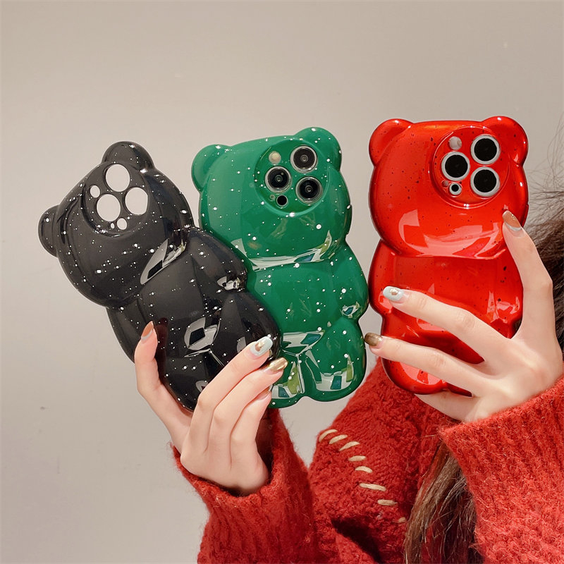 3D Cartoon Bear Splash Ink Phone Case For iPhone 14 13 12 11 Pro Max 13 14Pro Glossy Cute Animal Silicone Shockproof Cover
3D Cartoon Bear Splash Ink Phone Case For iPhone 14 13 12 11 Pro Max 13 14Pro Glossy Cute Animal Silicone Shockproof Cover