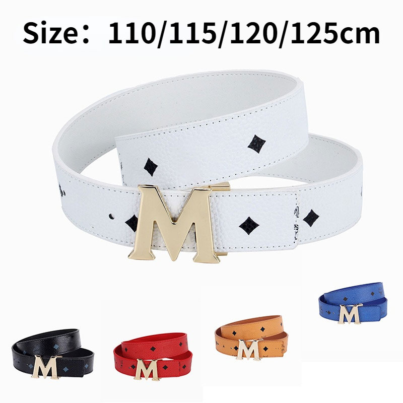 Famous brand designer fashion letter M buckle men's waist belt classic luxury top quality wholesale man/boy black white red blue yellow belt for party wedding
Famous brand designer fashion letter M buckle men's waist belt classic luxury top quality wholesale man/boy black white red blue yellow belt for party wedding