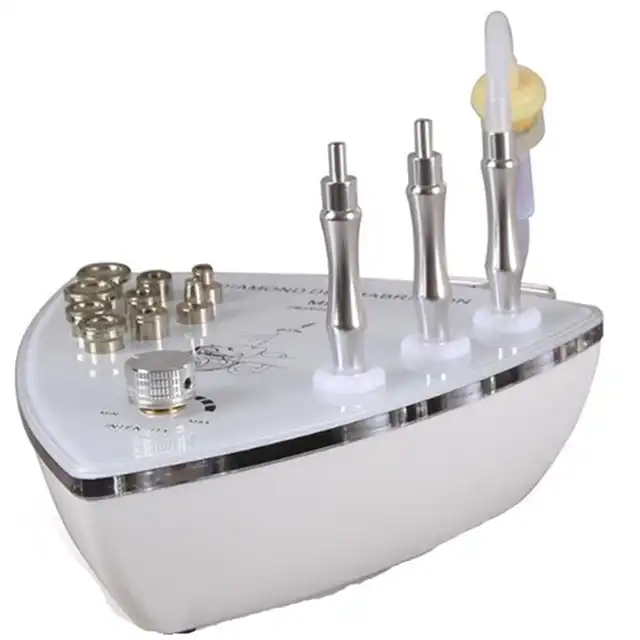 Factory Direct Sale Dual Functioning Peel & Exfoliate Crystalline Microdermabrasion Device with Integrated Oxygen Spray