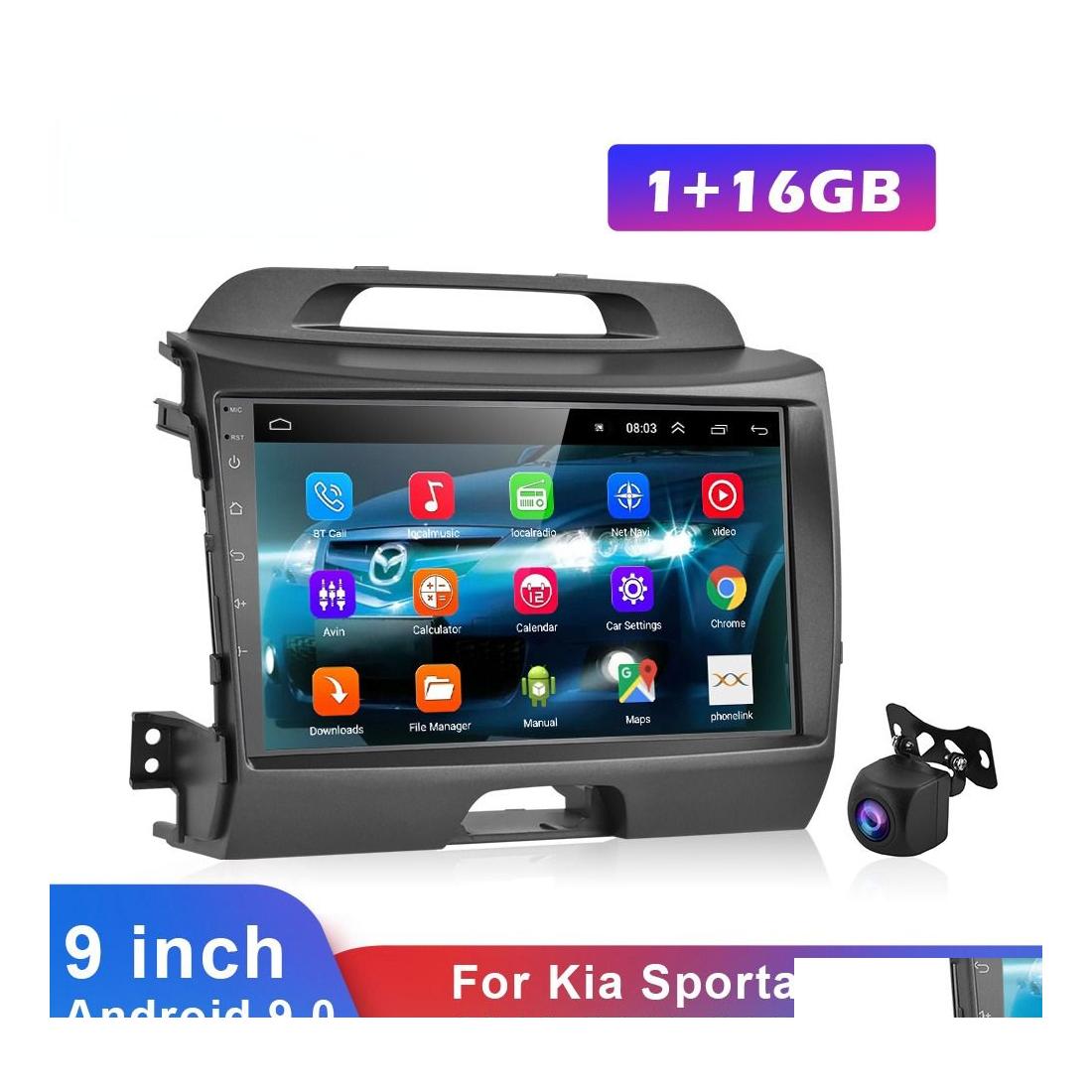 Car Audio Android Radio For Kia Sportage 20102013 2 Din Mtimedia Player Stereo Receiver Drop Delivery Mobiles Motorcycles Electronics Dhxio