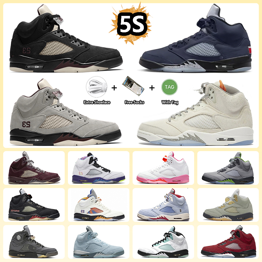 Jumpman 5 UNC Basketball Shoes 5s we the best Sail Burgundy Crimson Bliss Easter Green Bean Pinksicle Alternate Bel-Air Jade Horizon Green Sneaker for Men and Women, Item#10
Jumpman 5 UNC Basketball Shoes 5s we the best Sail Burgundy Crimson Bliss Easter Green Bean Pinksicle Alternate Bel-Air Jade Horizon Green Sneaker for Men and Women, Item#10
