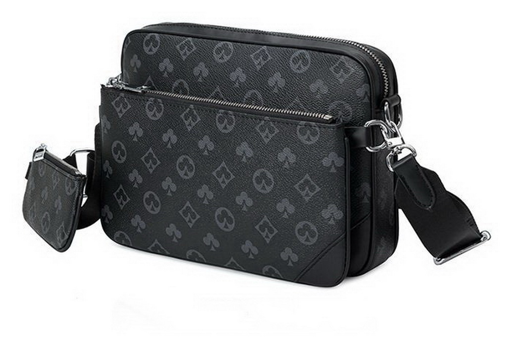 Designer Men Crossbody Bags Wallets Leather Patchwork 3 PCS SETS New Handbags Women Handbag Shoulder Bags Fashion Wallet luxurys Phone Purse To q quality, Black flower
Designer Men Crossbody Bags Wallets Leather Patchwork 3 PCS SETS New Handbags Women Handbag Shoulder Bags Fashion Wallet luxurys Phone Purse To q quality, Black flower