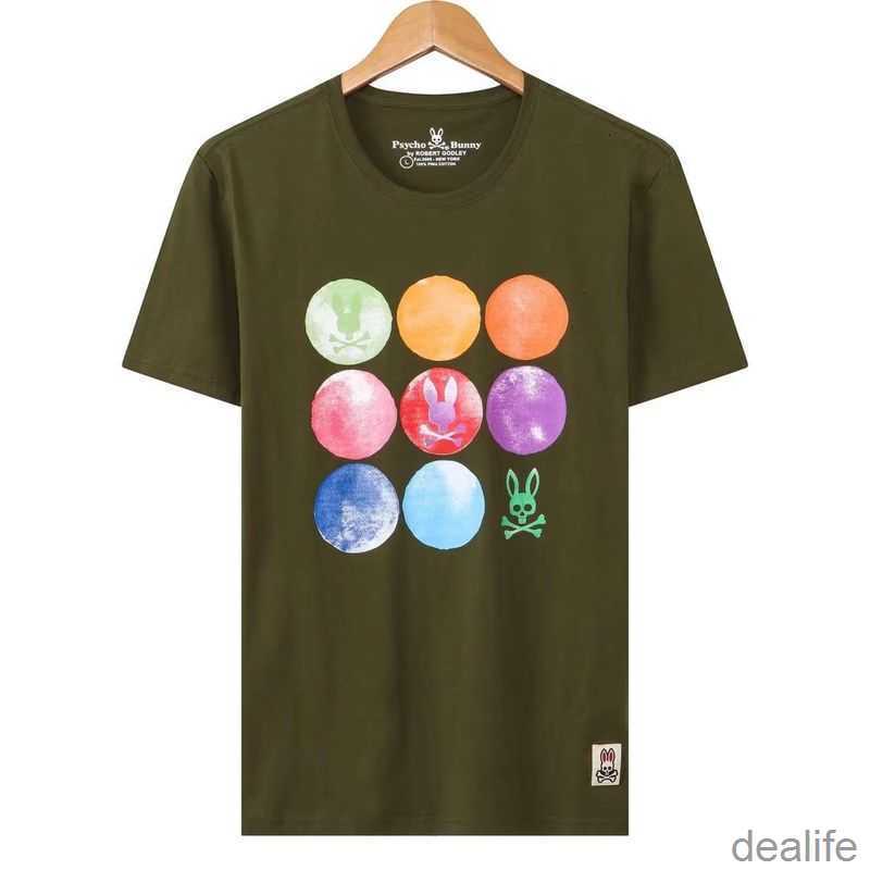 Psycho23 Summer New Bunny Skull Rabbit Embroidery Print Cartoon Pattern Casual Fashion Brand Short Sleeve T-shirt for Men C6c9, Army green
Psycho23 Summer New Bunny Skull Rabbit Embroidery Print Cartoon Pattern Casual Fashion Brand Short Sleeve T-shirt for Men C6c9, Army green
