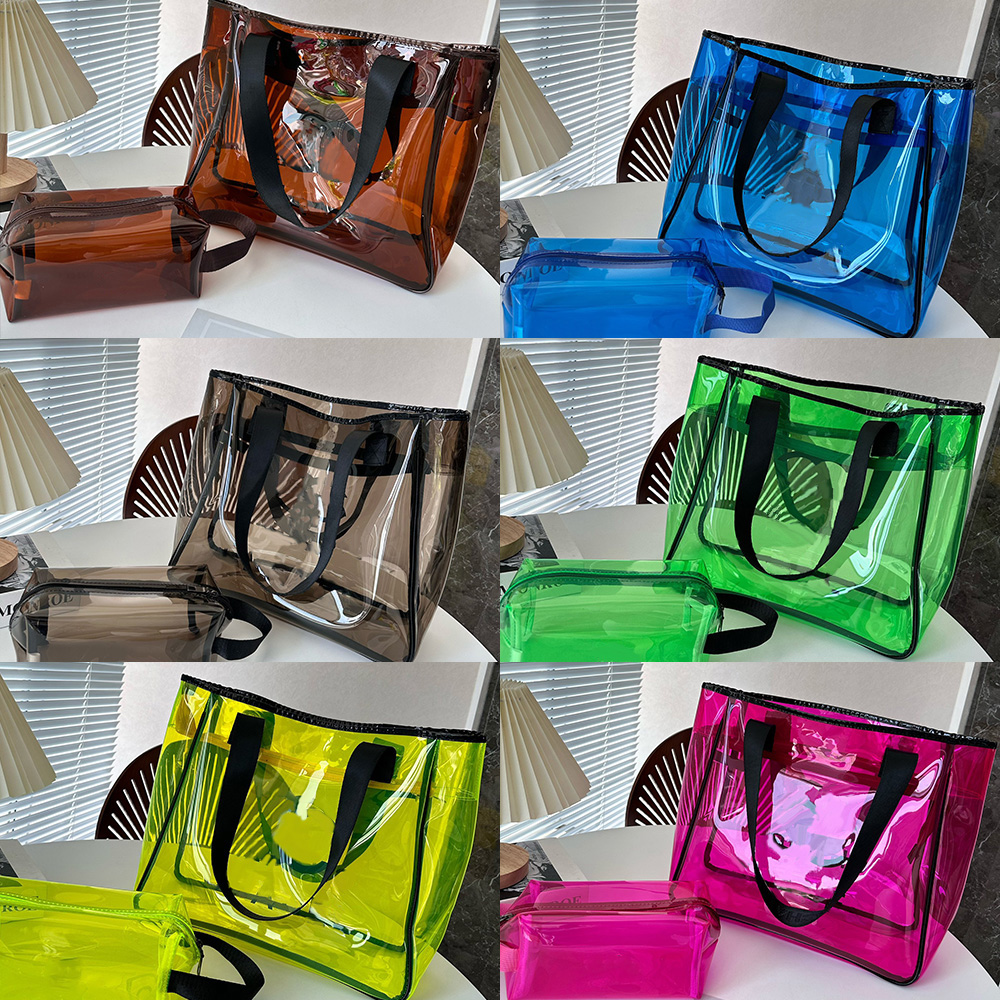 designer Beach Bag pvc transparent tote classic large capacity handbag Popularity designer shoulder bag summer collocation jelly pack, Green
designer Beach Bag pvc transparent tote classic large capacity handbag Popularity designer shoulder bag summer collocation jelly pack, Green