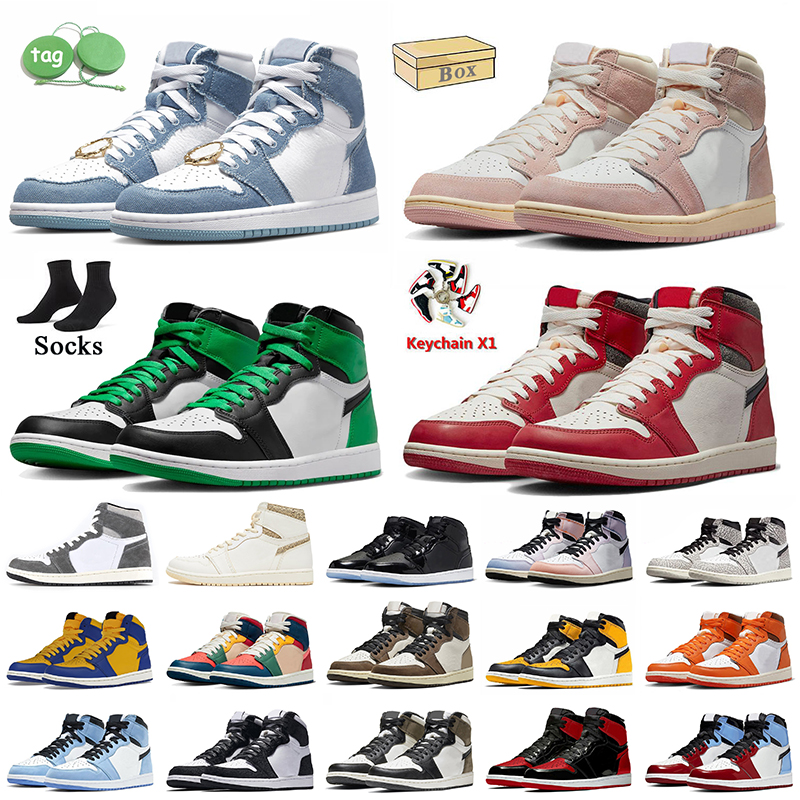 Washed Pink 1s Basketball Shoes Jumpman 1 Denim Starfish Lost And Found Lucky Green White Cement Patent Bred Mid Space Jam Dark Mocha Mens Trainers Women Sneakers, F13 36-46 mid university blue
Washed Pink 1s Basketball Shoes Jumpman 1 Denim Starfish Lost And Found Lucky Green White Cement Patent Bred Mid Space Jam Dark Mocha Mens Trainers Women Sneakers, F13 36-46 mid university blue