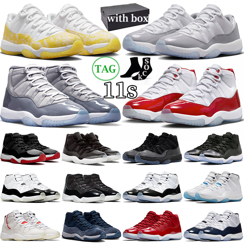 11 With Box Jumpman 11s Basketball Shoes Cement Grey DMP Cherry Cool Grey Bred Cap and Gown Concord Gamma Blue Space Jam mens trainers women outdoor sports sneakers, #16
11 With Box Jumpman 11s Basketball Shoes Cement Grey DMP Cherry Cool Grey Bred Cap and Gown Concord Gamma Blue Space Jam mens trainers women outdoor sports sneakers, #16