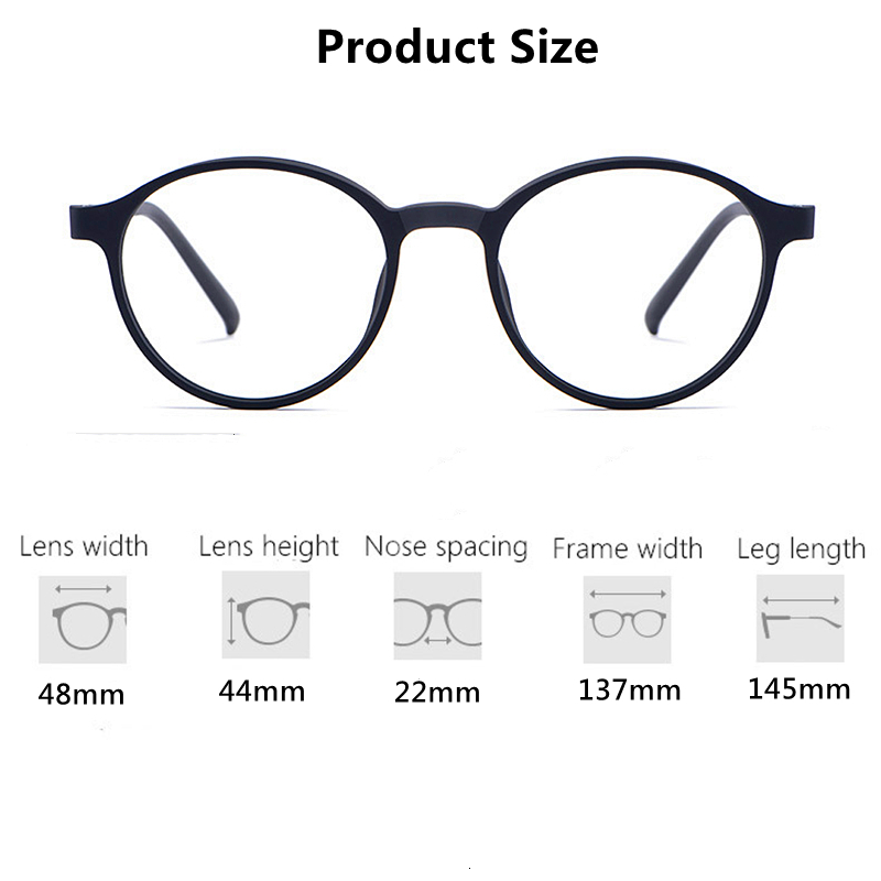 Sunglasses Frames YIMARUILI Ultralight Alloy TR90 Myopia Glasses Retro Round Optical Prescription Eyeglasses Frame Men And Women H3050 230506