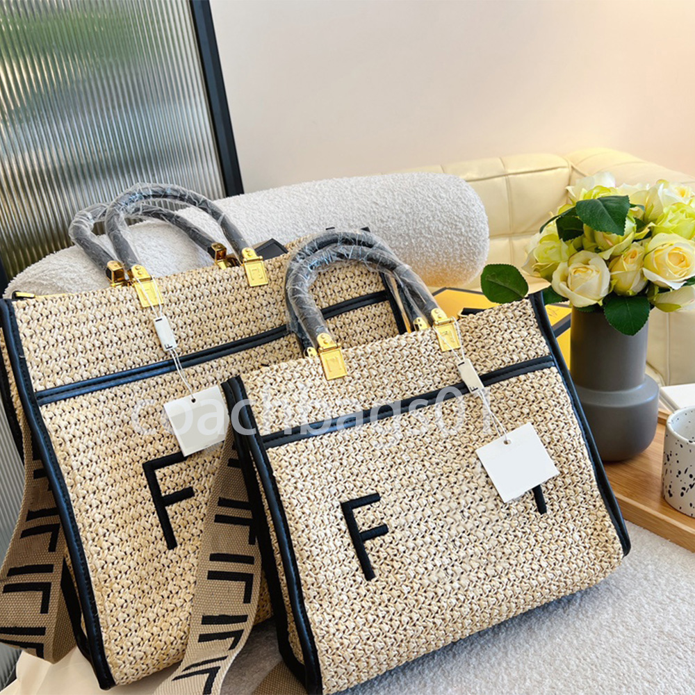23FF designer Beach bags advanced straw woven summer tote sunshine holiday shopping bags luxury crossbody shoulder handbag with strap, Small
23FF designer Beach bags advanced straw woven summer tote sunshine holiday shopping bags luxury crossbody shoulder handbag with strap, Small