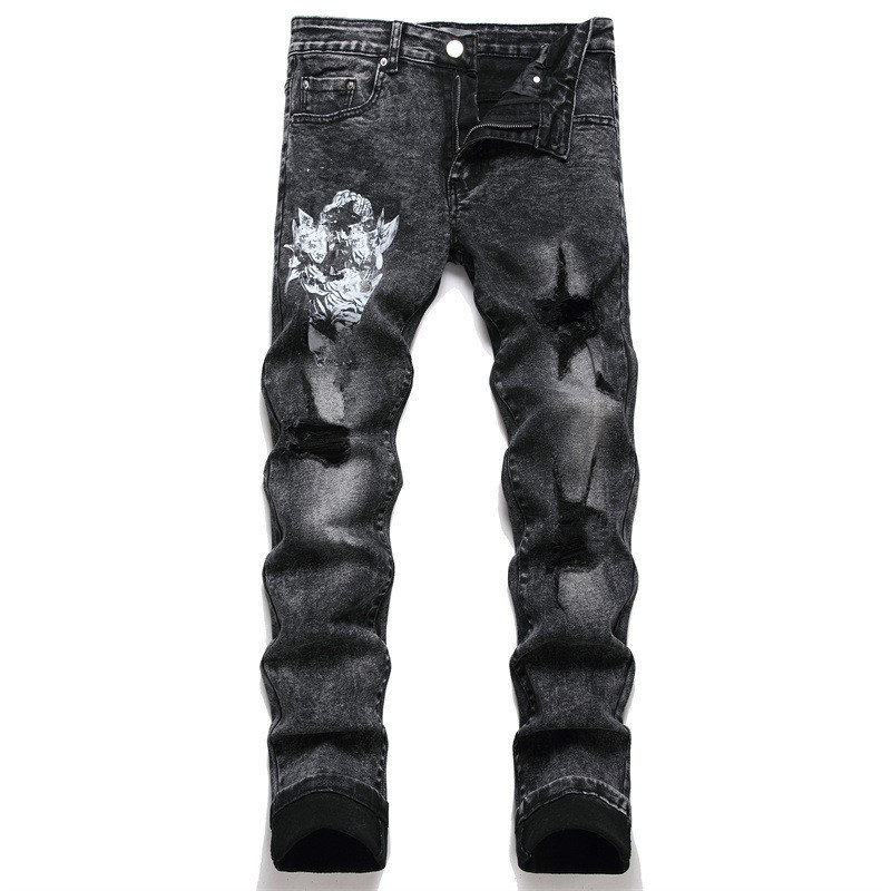 Jeans mens designer jeans for pants man white black rock revival biker Pants pant Broken hole embroidery Hip Hop Denim letter pantalones 53WD, 13
Jeans mens designer jeans for pants man white black rock revival biker Pants pant Broken hole embroidery Hip Hop Denim letter pantalones 53WD, 13