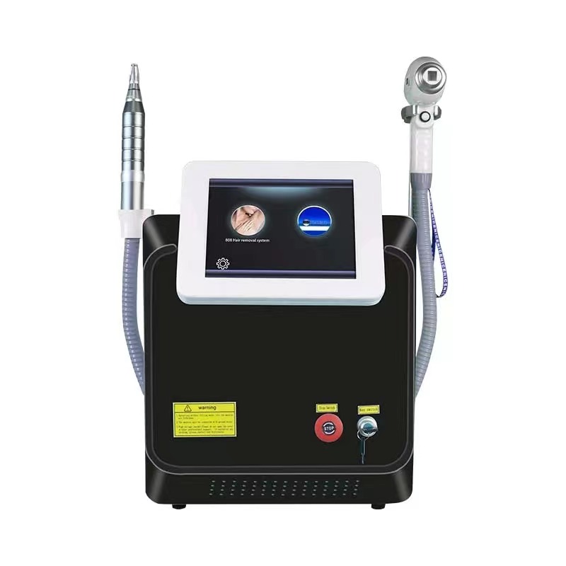 2in1 2000W High Energy 808/755/1064nm Diode Laser Permanent Portable Picosecond Laser Tattoo Removal and Hair Removal Machine