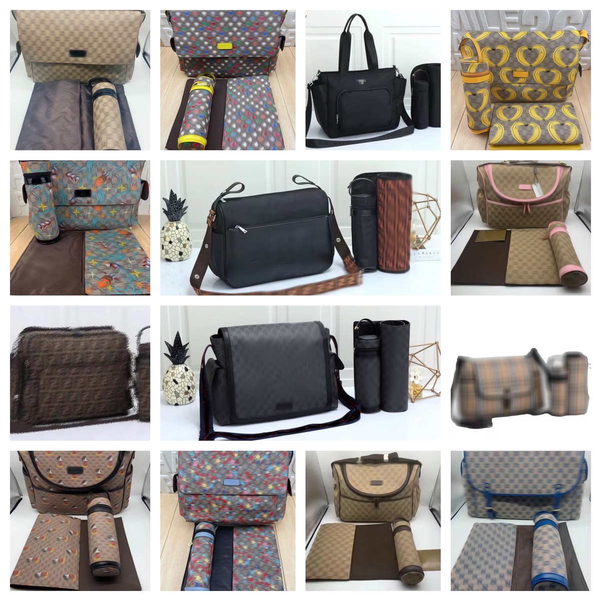 Hot Kids baby Diaper Bag Mummy Print Zipper Hasp Leather Cotton Plaid Nappy Stackers Designer Diapers Bags for Sale Functional Shoulder Designers Dad Dry Mumm Bag, #1
Hot Kids baby Diaper Bag Mummy Print Zipper Hasp Leather Cotton Plaid Nappy Stackers Designer Diapers Bags for Sale Functional Shoulder Designers Dad Dry Mumm Bag, #1