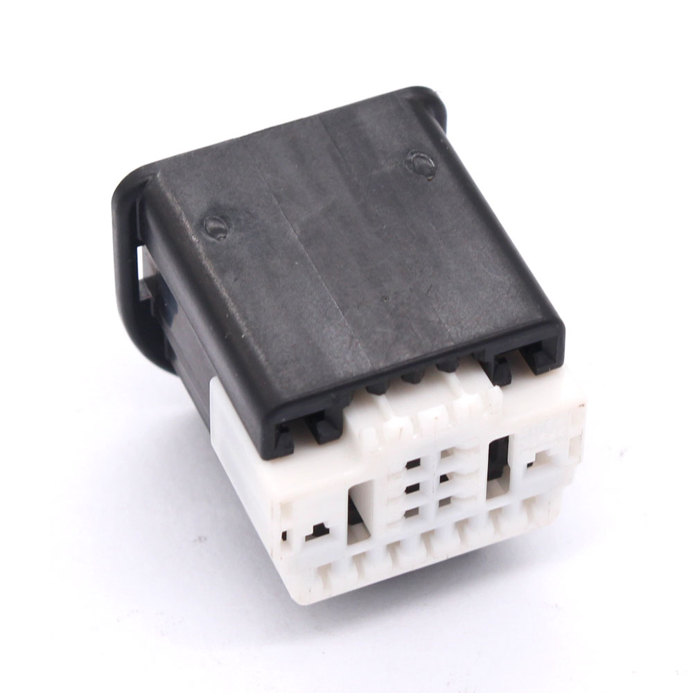 6098-7119 PBT Female Unsealed Black Automotive 21 Pin Connector Housing