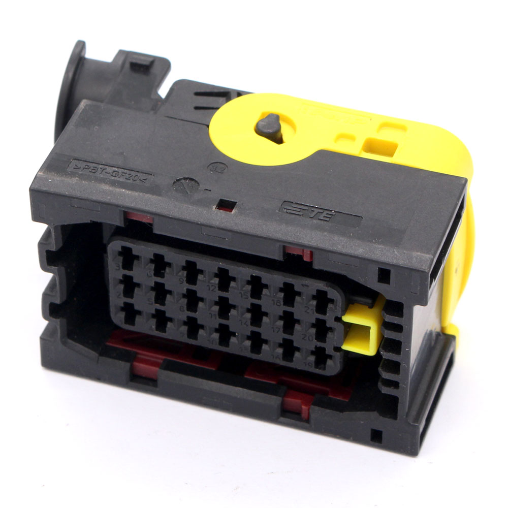 1-1534127-1 Automotive Wire-to-Wire Female Waterproof Black 21 Pin AMP Connector