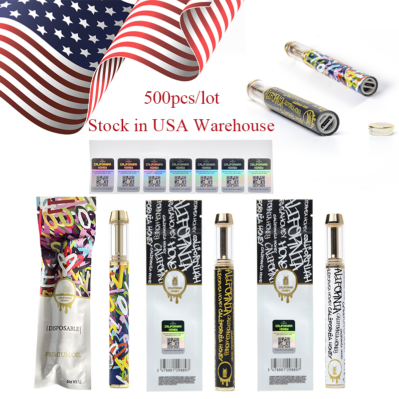Stock In USA Warehouse California Honey E Cigarettes 1.0ml Rainbow White Black Rechargeable 10 Strains Available Disposable Vape Pen Empty Vape Cartridges 500pcs
Stock In USA Warehouse California Honey E Cigarettes 1.0ml Rainbow White Black Rechargeable 10 Strains Available Disposable Vape Pen Empty Vape Cartridges 500pcs