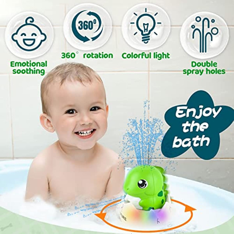 Bath Toys Zhenduo Whale automatic spray baby shower toy Bathtub shower toy suitable for young boys and girls 230506