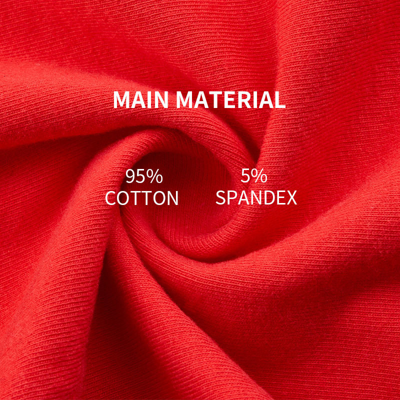 Underpants MiiOW Boxer Socks Set Organic Cotton Men Underwear Boxer Trunks Breathable Male Panties Boxershorts Underpants Year Red 230508