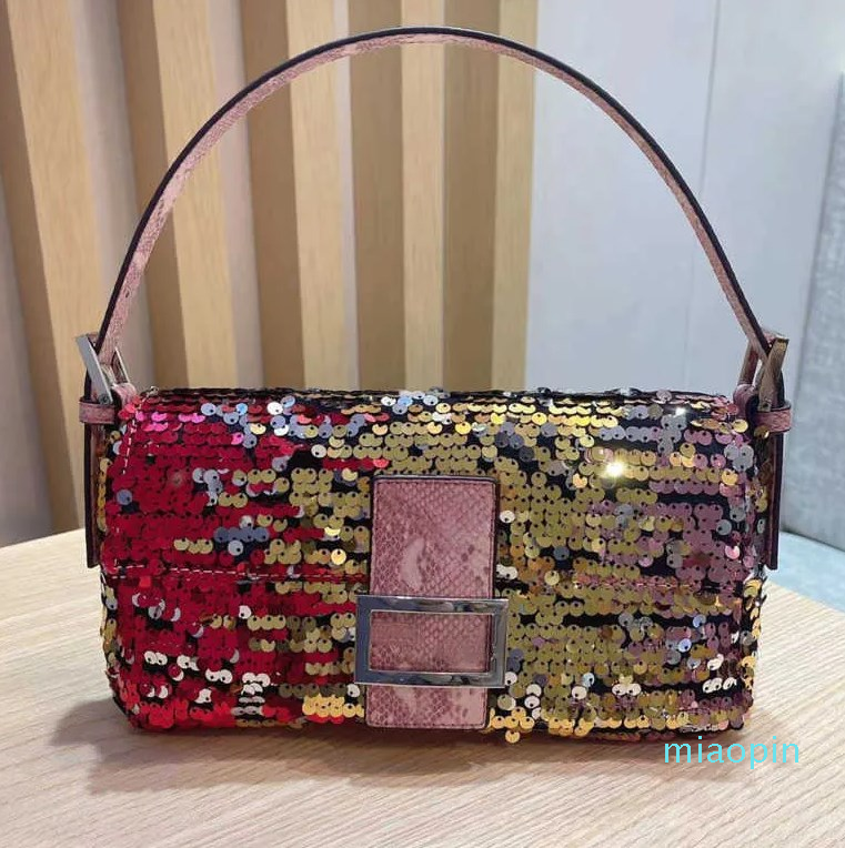 Designer-Leather Tote Bag Women Fashion Sequin Handbag Designer Shoulder crossbody purse 26cm Shiny Bags, Pink 26cm
Designer-Leather Tote Bag Women Fashion Sequin Handbag Designer Shoulder crossbody purse 26cm Shiny Bags, Pink 26cm