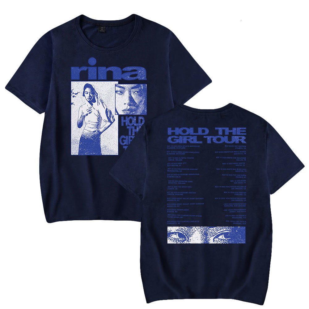 Men s T Shirts Rina Sawayama British Japanese Singers Merch Print T shirt Unisex Casual Short Sleeve Streetwear Tee 230508