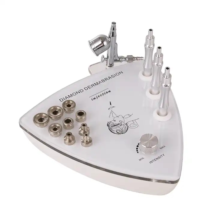Factory Direct Sale Dual Functioning Peel & Exfoliate Crystalline Microdermabrasion Device with Integrated Oxygen Spray