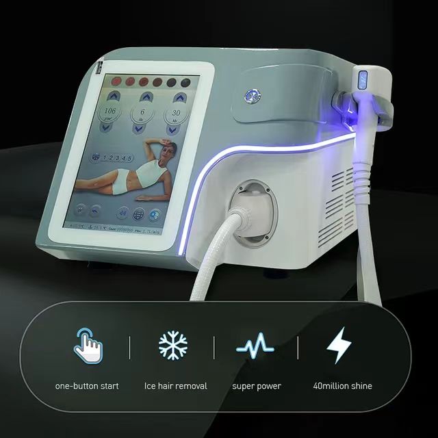 Top selling 808 diode laser hair removal ice laser 755nm 808nm 1064nm hair removal laser depilacion for salon machine
Top selling 808 diode laser hair removal ice laser 755nm 808nm 1064nm hair removal laser depilacion for salon machine