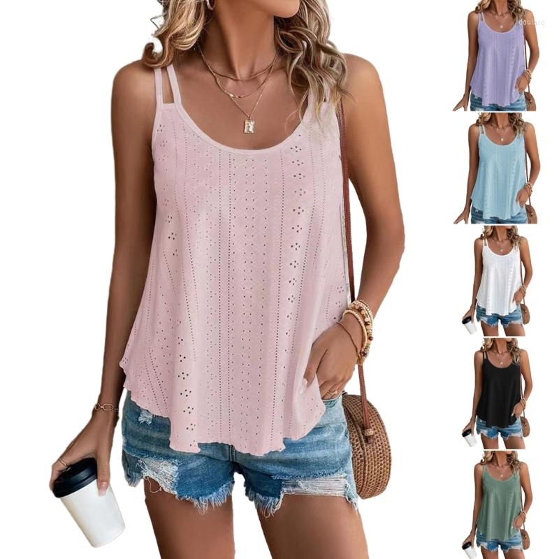 Women's Tanks Womens Loose Hollows Suspenders Solid Color Sexy Round Neck Vest Sling Summer Double Straps Flowy Hems Open Back Cloth, White
Women's Tanks Womens Loose Hollows Suspenders Solid Color Sexy Round Neck Vest Sling Summer Double Straps Flowy Hems Open Back Cloth, White