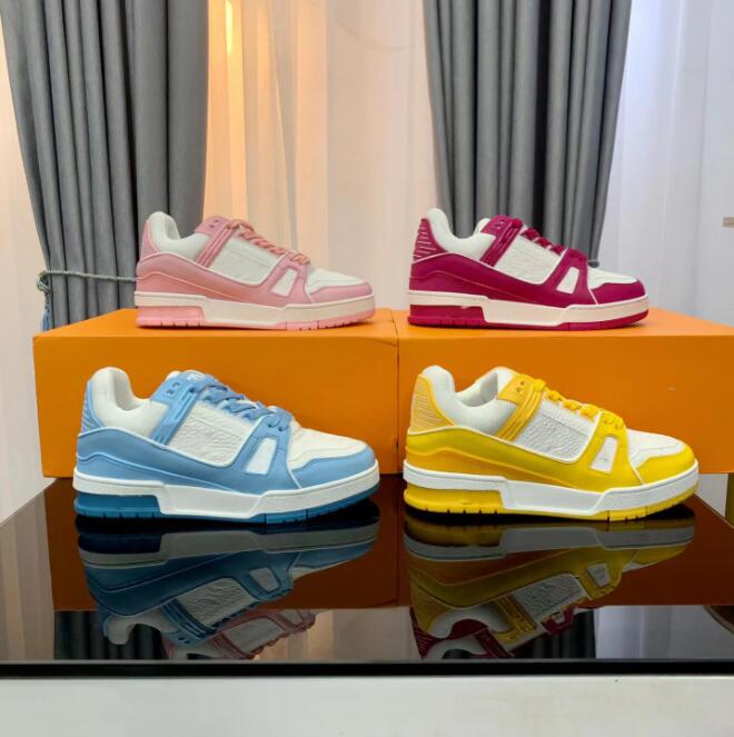 Trainer Sneaker Casual Shoes Vintage Basketball Sneakers Designer Luxury Calf Leather Men Women Soft Embossed Timeout Sneakers, Color 13
Trainer Sneaker Casual Shoes Vintage Basketball Sneakers Designer Luxury Calf Leather Men Women Soft Embossed Timeout Sneakers, Color 13