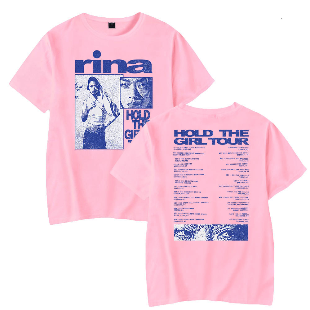 Men s T Shirts Rina Sawayama British Japanese Singers Merch Print T shirt Unisex Casual Short Sleeve Streetwear Tee 230508