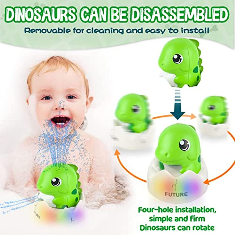 Bath Toys Zhenduo Whale automatic spray baby shower toy Bathtub shower toy suitable for young boys and girls 230506