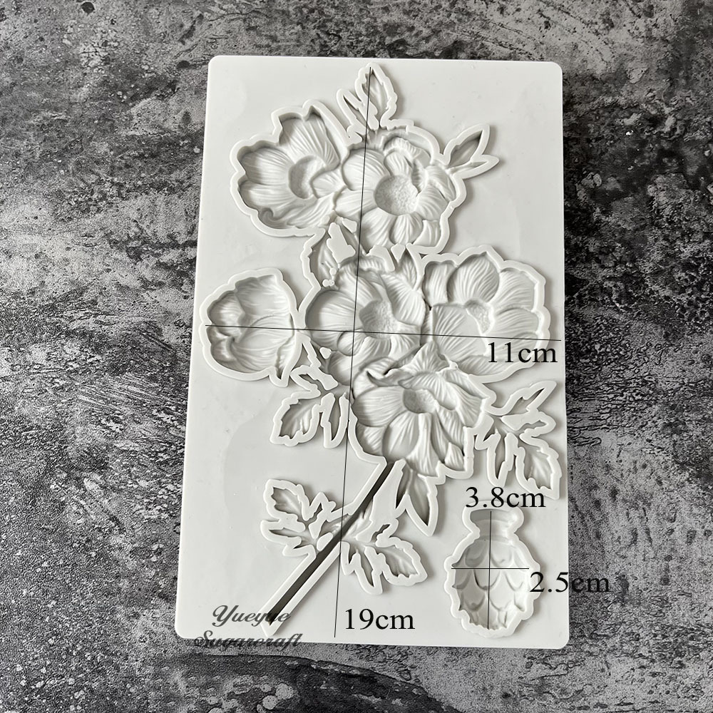 Baking Moulds Flower Silicone Epoxy Resin Plaster Mould cake mold fondant molds cake decorating tools DIY resin molds silicone mold 230506