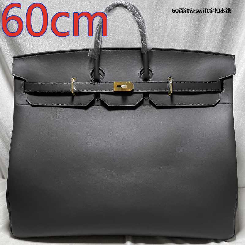 Birkins Bags 60CM bag HAC bag large travel bag large capacity bag leather travel bag domineering men's bag HAC, Deep iron gray swift gold buckle main
Birkins Bags 60CM bag HAC bag large travel bag large capacity bag leather travel bag domineering men's bag HAC, Deep iron gray swift gold buckle main