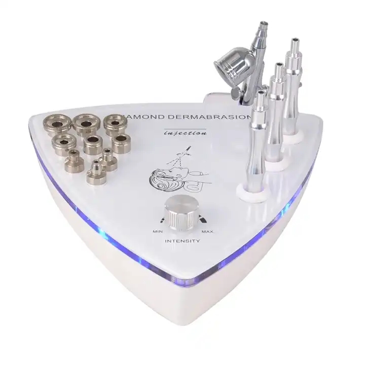 Factory Direct Sale Dual Functioning Peel & Exfoliate Crystalline Microdermabrasion Device with Integrated Oxygen Spray
