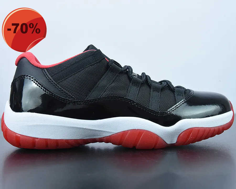 Sandals Jumpman 11 Low Bred Basketball Shoes 11s Black Red Outdoor Sports Sneaker With Box, #1
Sandals Jumpman 11 Low Bred Basketball Shoes 11s Black Red Outdoor Sports Sneaker With Box, #1