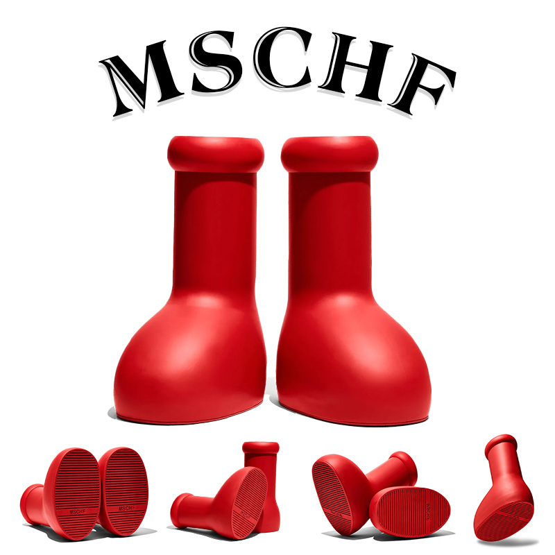 2023 MSCHF Men Women Rain Boots Designers big red boot Thick Bottom Non-Slip Booties Rubber Platform Bootie Fashion astro boy size 35-45
2023 MSCHF Men Women Rain Boots Designers big red boot Thick Bottom Non-Slip Booties Rubber Platform Bootie Fashion astro boy size 35-45