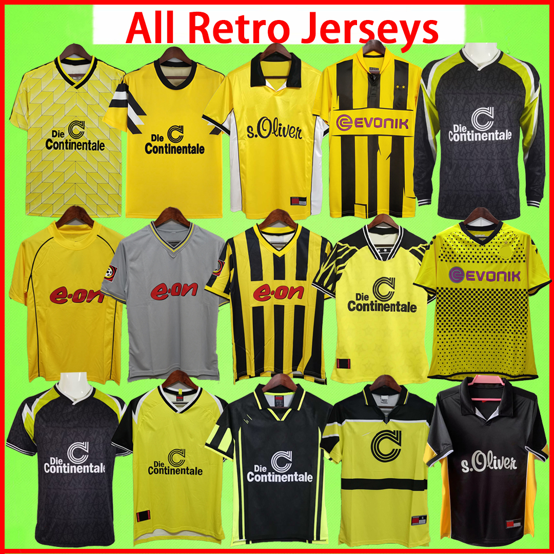 Dortmunds Retro Soccer Jerseys 1988 1989 1994 1995 1996 1997 1998 2000 2001 2011 2012 2013 vintage football shirt T REUS BorussIa Moller 89 94 95 96 97 98 99 00 01 02 11 12 13
Dortmunds Retro Soccer Jerseys 1988 1989 1994 1995 1996 1997 1998 2000 2001 2011 2012 2013 vintage football shirt T REUS BorussIa Moller 89 94 95 96 97 98 99 00 01 02 11 12 13