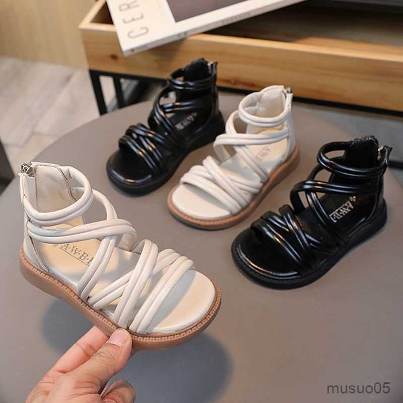 Sandals 2023 Casual Solid Toddler Girls Sandals Summer Leather Zipper Kids Beach Shoes Non Slip Soft Sole Children Sandals, Black
Sandals 2023 Casual Solid Toddler Girls Sandals Summer Leather Zipper Kids Beach Shoes Non Slip Soft Sole Children Sandals, Black