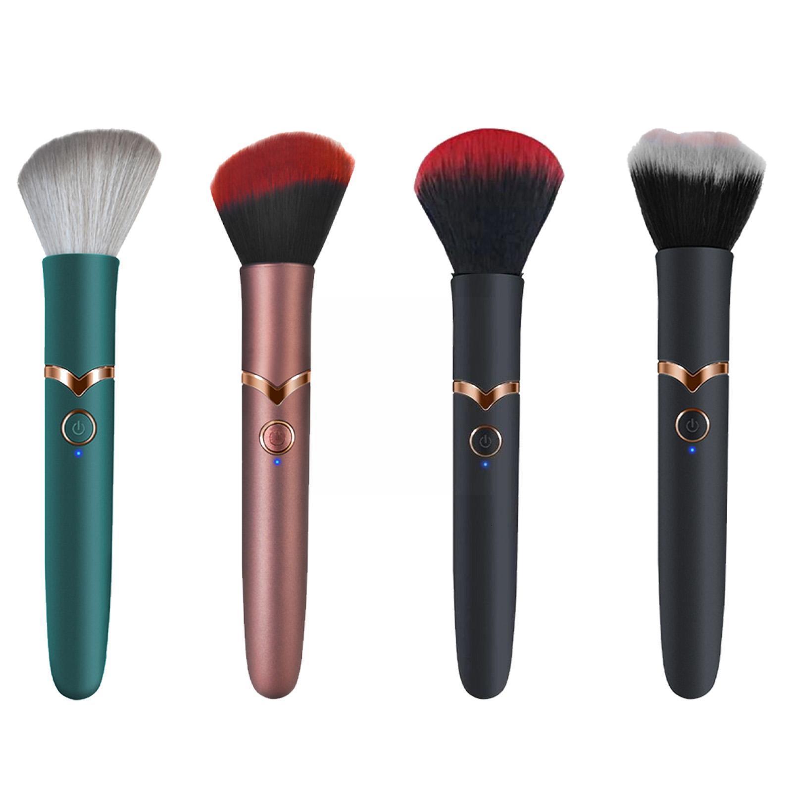 Makeup Tools Electric Makeup Brush Foundation Brush 10 Speeds Massage Vibration Loose Powder Blush For Face Makeup Beauty Tools F9G2 230508