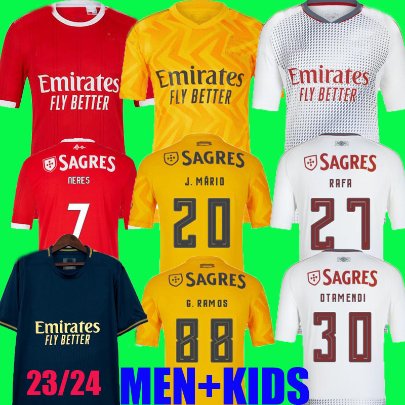 RAFA 22 23 24 Benfica soccer jerseys Neres G RAMOS 2023 2024 Away third Men kids kit Football shirt OTAMENDI Grimaldo Joao Mario Chiquinho GILBERTO GUEDeS fansplayer, 1994 home
RAFA 22 23 24 Benfica soccer jerseys Neres G RAMOS 2023 2024 Away third Men kids kit Football shirt OTAMENDI Grimaldo Joao Mario Chiquinho GILBERTO GUEDeS fansplayer, 1994 home
