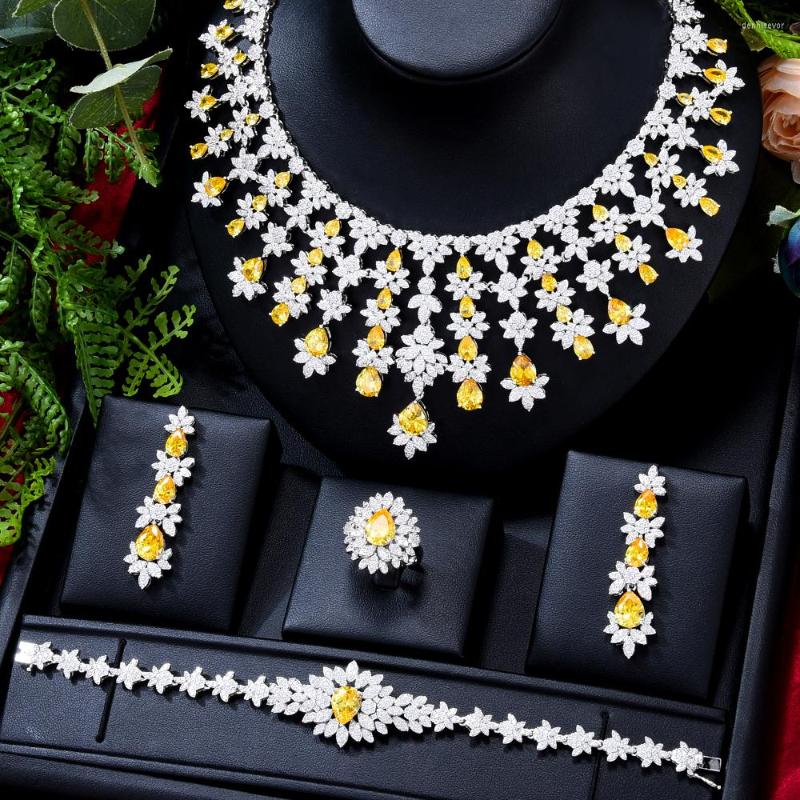 Necklace Earrings Set GODKI Fashion Yellow CZ UAE Dubai Bridal Jewelry For Women Wedding Party Nigerian African Earring, Picture shown
Necklace Earrings Set GODKI Fashion Yellow CZ UAE Dubai Bridal Jewelry For Women Wedding Party Nigerian African Earring, Picture shown