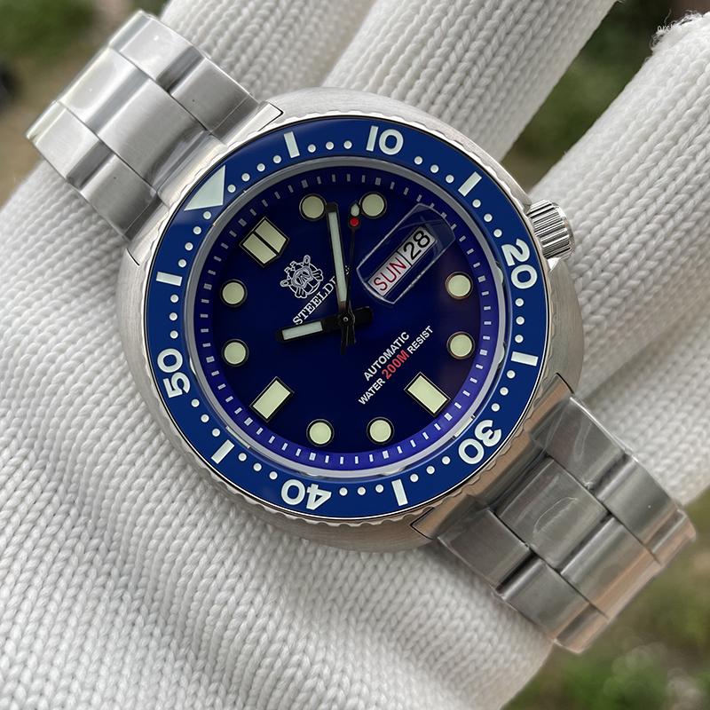 Wristwatches STEELDIVE Men Diver Watch Automatic Mechanical Wristwatch 200M Waterproof C3 Luminous Sapphire NH36 Magnifier Date Ceramic, Dive watches 10
Wristwatches STEELDIVE Men Diver Watch Automatic Mechanical Wristwatch 200M Waterproof C3 Luminous Sapphire NH36 Magnifier Date Ceramic, Dive watches 10