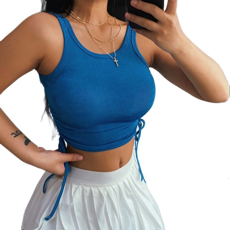 Camisoles Tank's Sexy Knitted Side Waist Drawstring Vest Y2k Top Mujer Verano Streetwear Gothic Blusas De Moda 230508, White
Camisoles Tank's Sexy Knitted Side Waist Drawstring Vest Y2k Top Mujer Verano Streetwear Gothic Blusas De Moda 230508, White