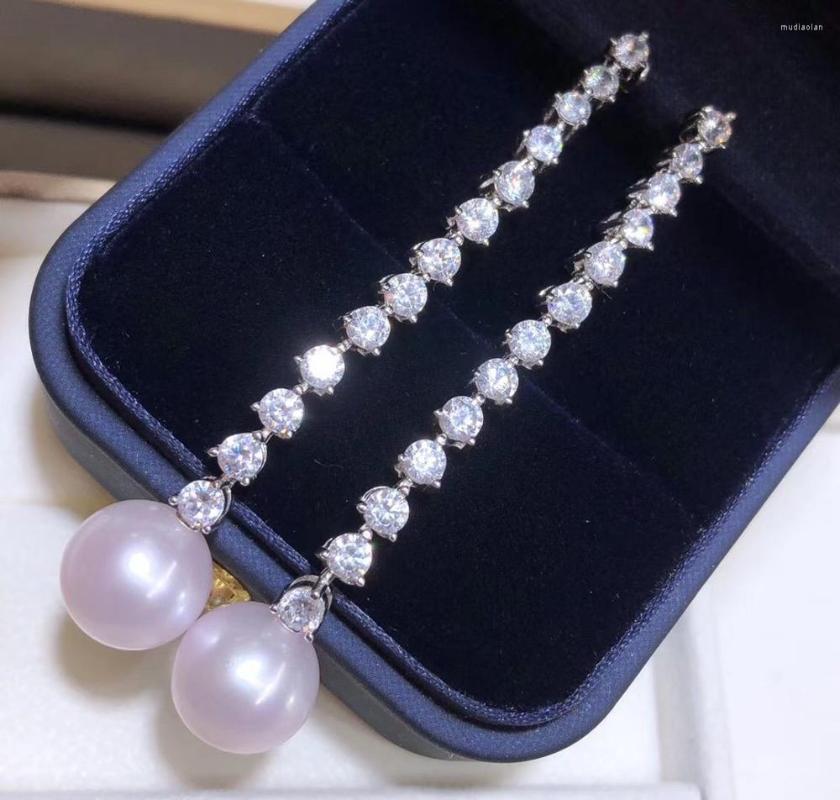 Dangle Earrings D804 Pearl Fine Jewelry 925 Sterling Silver Round 10-11mm Nature Fresh Water White Pearls Drop Women
Dangle Earrings D804 Pearl Fine Jewelry 925 Sterling Silver Round 10-11mm Nature Fresh Water White Pearls Drop Women