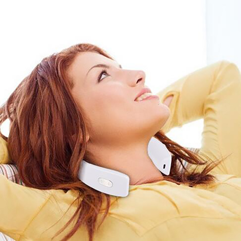 Other Massage Items Smart Neck Shoulder EMS Muscle Massager Trainer Relaxation Electric Pain Relief ToolCervical Vertebra Physiotherapy 230508