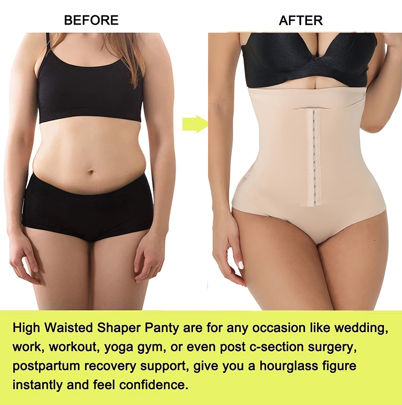 Waist Tummy Shaper Aiithuug Women Body Shaper High Waist Tummy Control Panties Waist Cinchers Slimmer Waist Trimmer Smooth Out Muffin Top Underwear 23