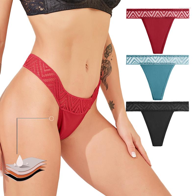 Women' Panties 4-Layer LeakProof Menstrual Period Women Underwear Physiological Thong, Black
Women' Panties 4-Layer LeakProof Menstrual Period Women Underwear Physiological Thong, Black