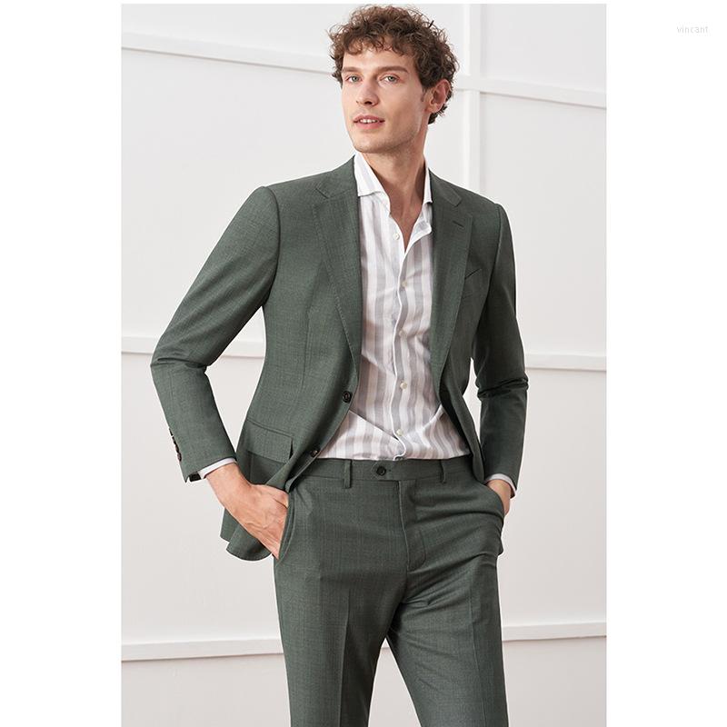 Men's Suits Men's Suit 2 Pieces Set Italian Casual Slim Fit Wedding Dress Groom Business Work Jacket With Pants, Green
Men's Suits Men's Suit 2 Pieces Set Italian Casual Slim Fit Wedding Dress Groom Business Work Jacket With Pants, Green