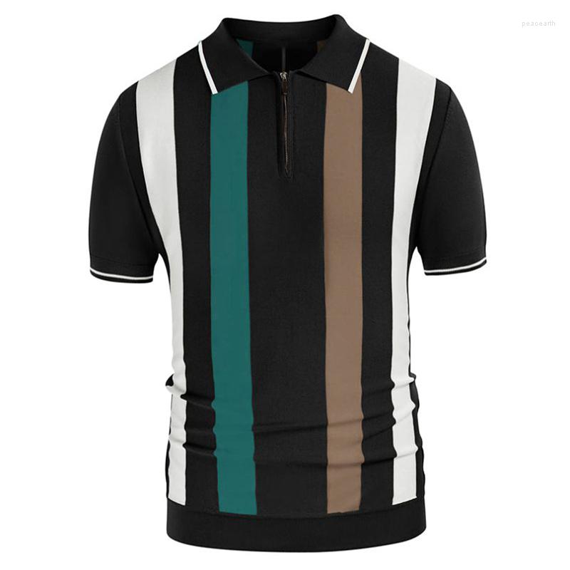 Men's Polos 2023 Summer Short Sleeve Patchwork Casual Polo Shirt Mens Knitted Turn-down Collar Zipper Pullover Men Vintage Striped Knit Tops, 01 green
Men's Polos 2023 Summer Short Sleeve Patchwork Casual Polo Shirt Mens Knitted Turn-down Collar Zipper Pullover Men Vintage Striped Knit Tops, 01 green