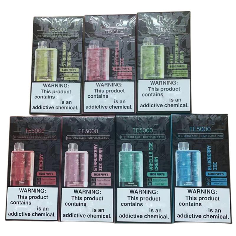 PUFF TE5000 Disposable E cigarettes 5000 Puffs Vapes Pen 13.5ml Prefilled Mesh Coil Pods Cartridge 850mAh Rechargeable Battery Vaporizer VS PUFF ELF FLEX PLUS BAR
PUFF TE5000 Disposable E cigarettes 5000 Puffs Vapes Pen 13.5ml Prefilled Mesh Coil Pods Cartridge 850mAh Rechargeable Battery Vaporizer VS PUFF ELF FLEX PLUS BAR