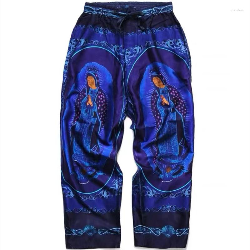 Men' Pants KAPITAL 23SS Rayon Mother Patterned Embroidery Men' And Women' Outdoor Drawstring Trend Casual Trousers, Green
Men' Pants KAPITAL 23SS Rayon Mother Patterned Embroidery Men' And Women' Outdoor Drawstring Trend Casual Trousers, Green